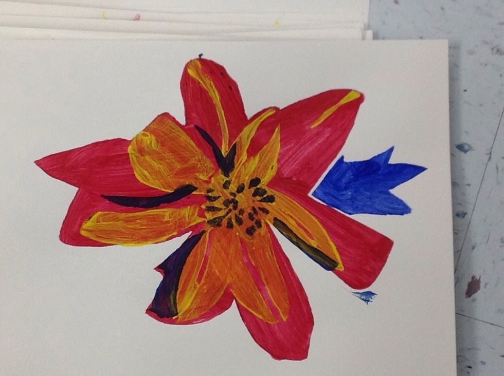 With the stencils flipped over.