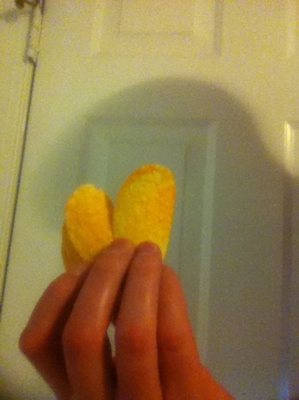 With your middle finger, deal a chip from the bottom of the deck like so.