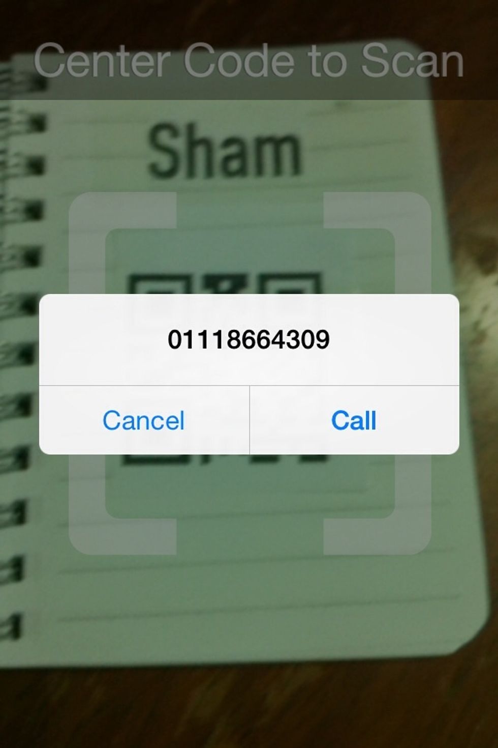 Within 1-2 seconds you will get this out. Tap Call to make a call. Bravo. We done.