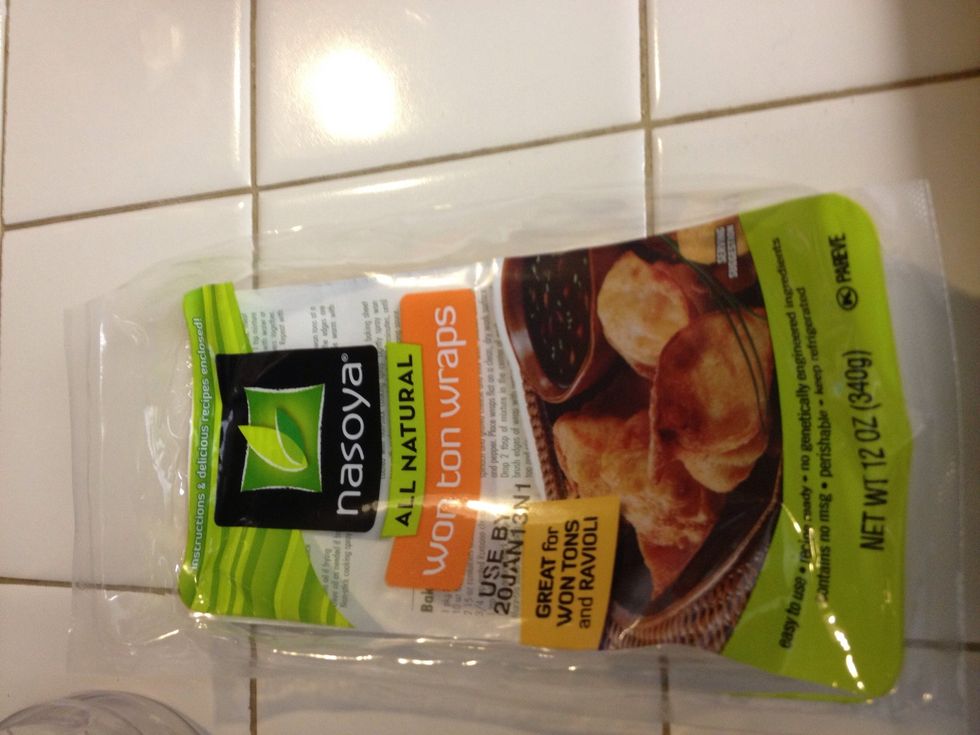 Won Ton Wraps. Any brand will do.