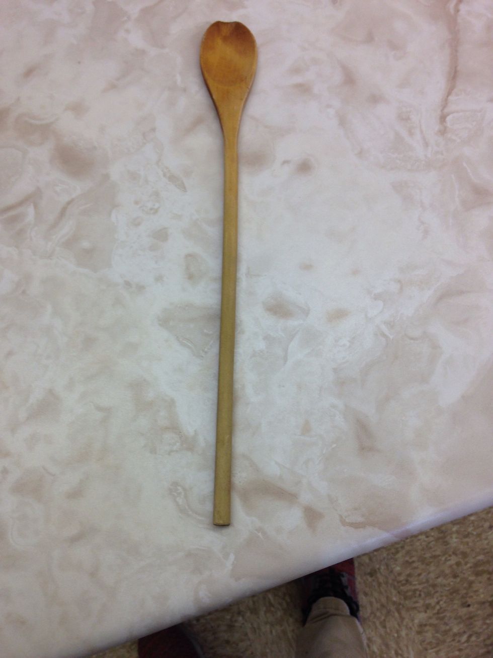 Wooden Spoon  Usage: To mix ingredients  I can: I can use a wooden spoon to  mix ingrediants