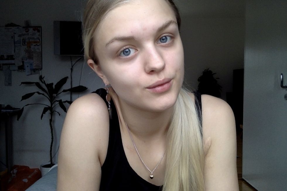 Wooo no make-up!