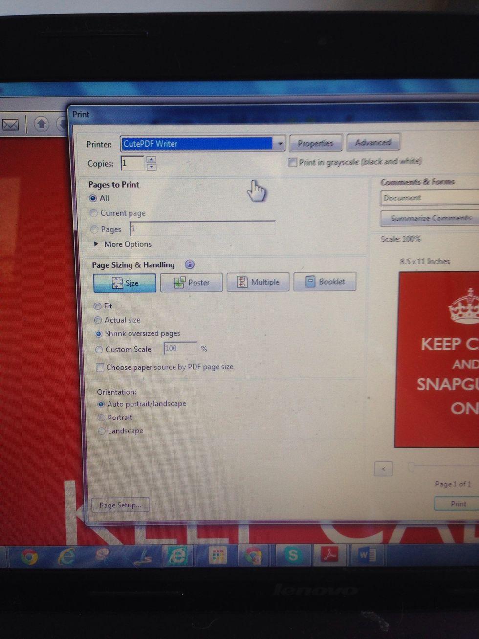 Word 2013 has file type Pdf - File, Save as...  Or, print to Pdf format using writer like Cute Pdf.