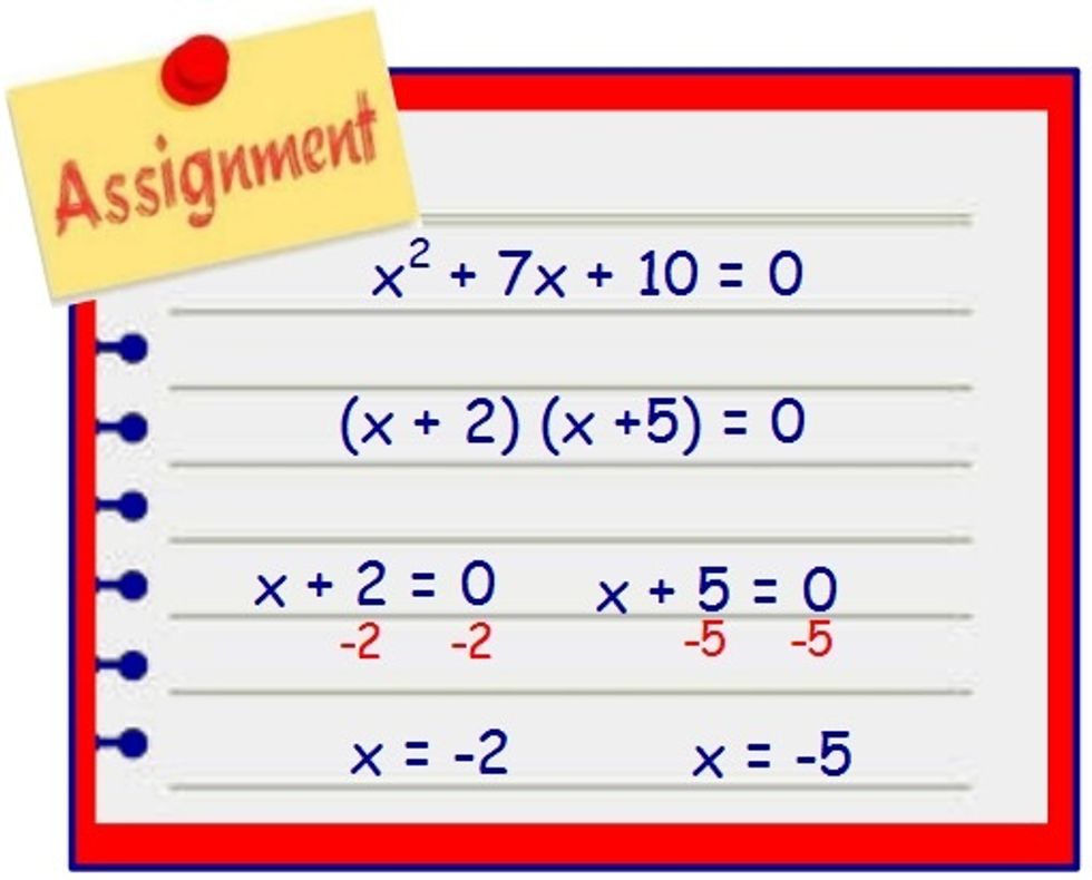 Work assigned problem.