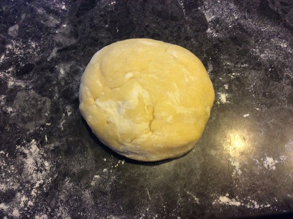 Work into a flattened ball