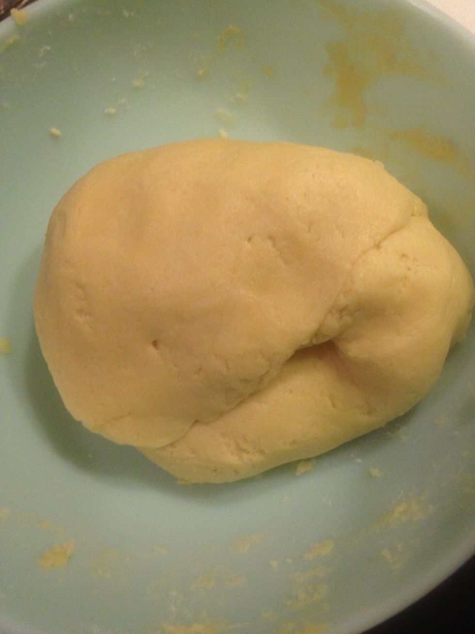 Work it into a smooth ball of dough.