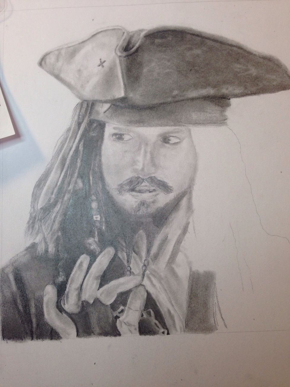 Work on his mouth and add facial hair