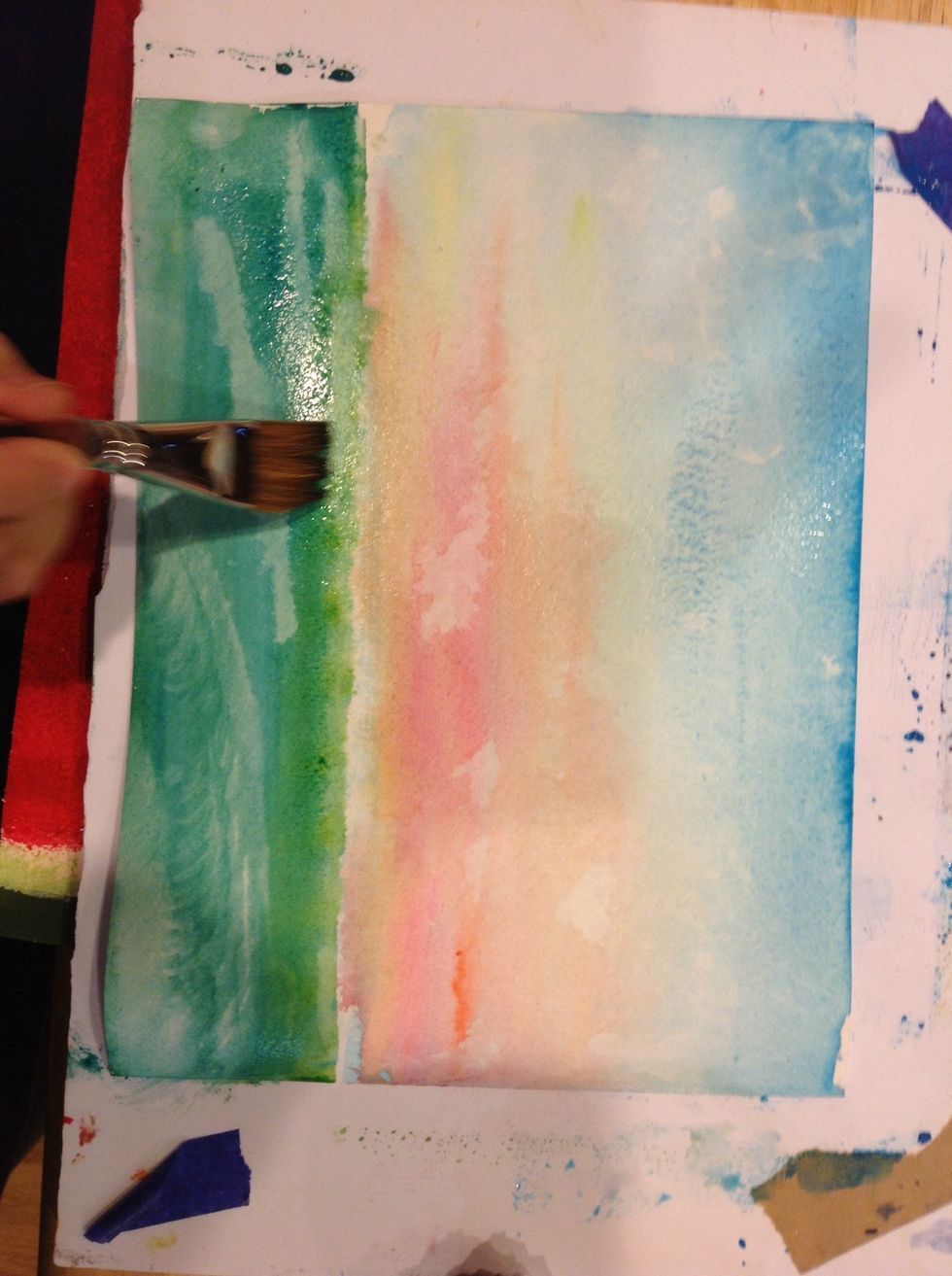 Work quickly and use blow dryer to stop movement and keep picture as is!