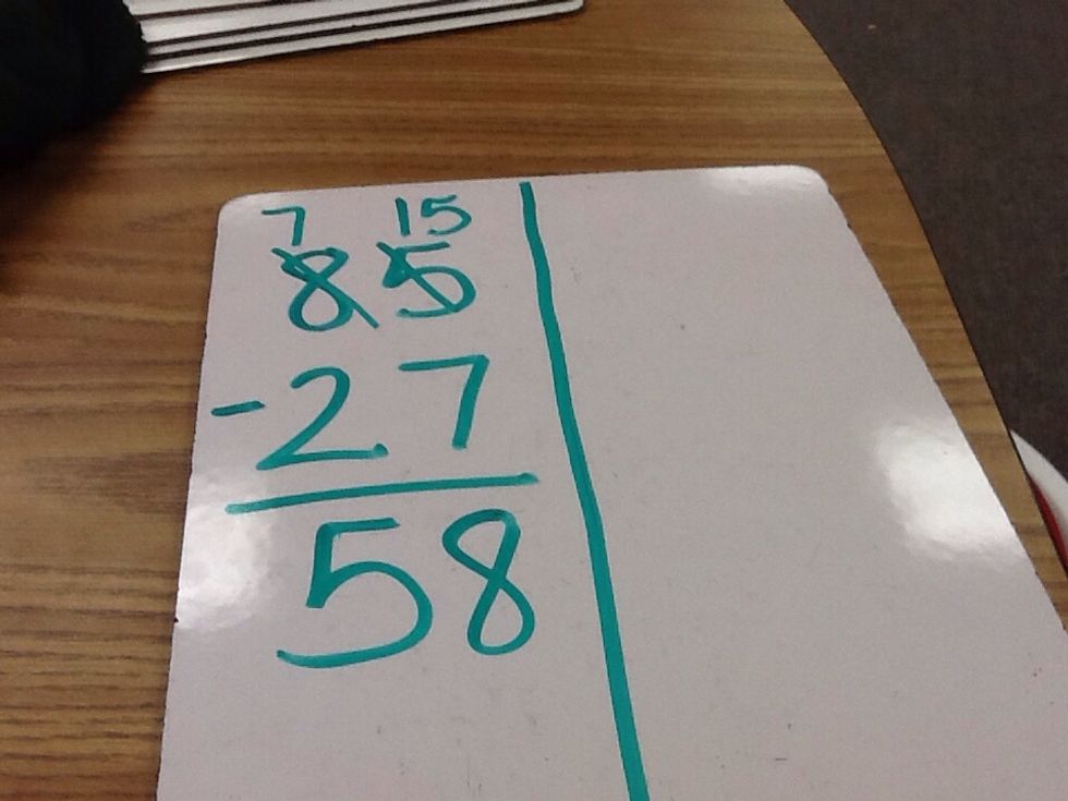 Work your problem and write your answer?