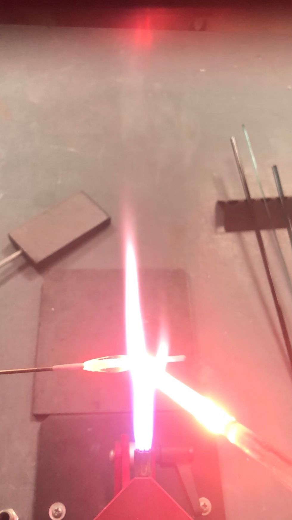 Work your way across the mandrel.