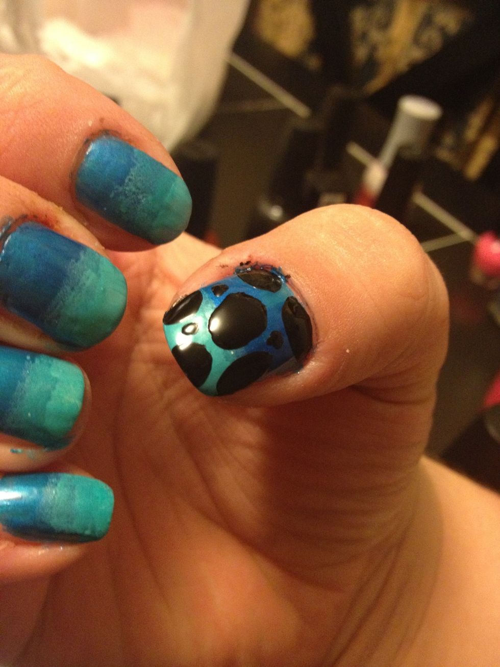 Work your way down the bottom