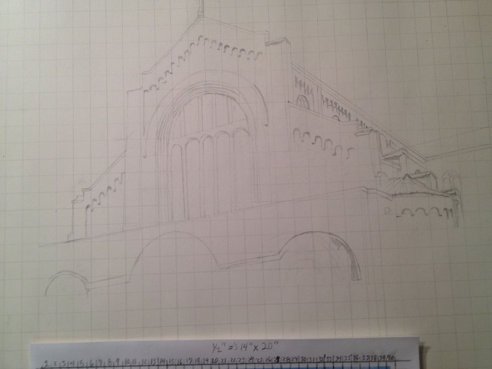 Working on front arches now