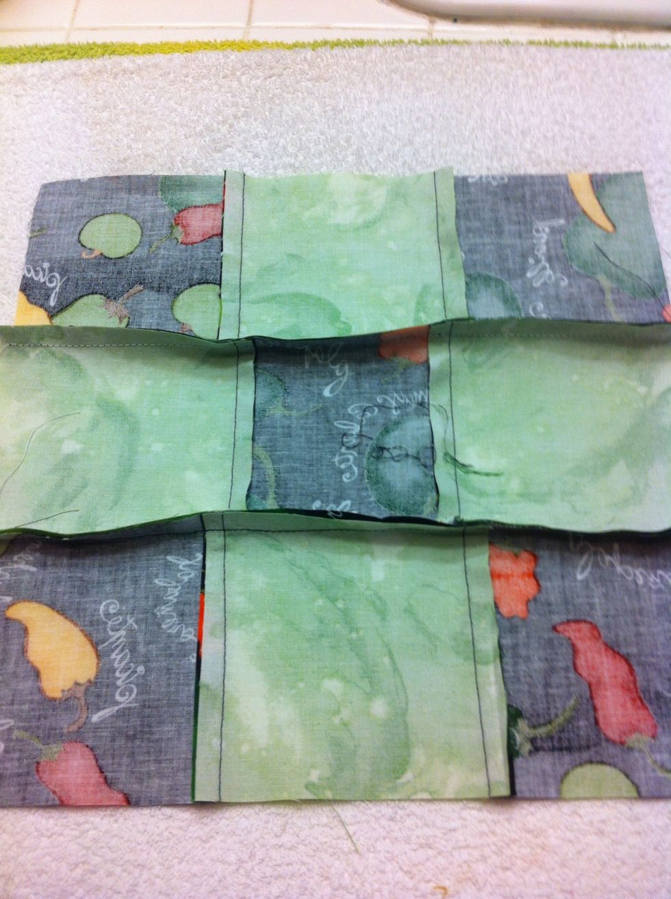 Wow! You made a nine-patch! But wait! You still have the most important steps before you are finished..,,.