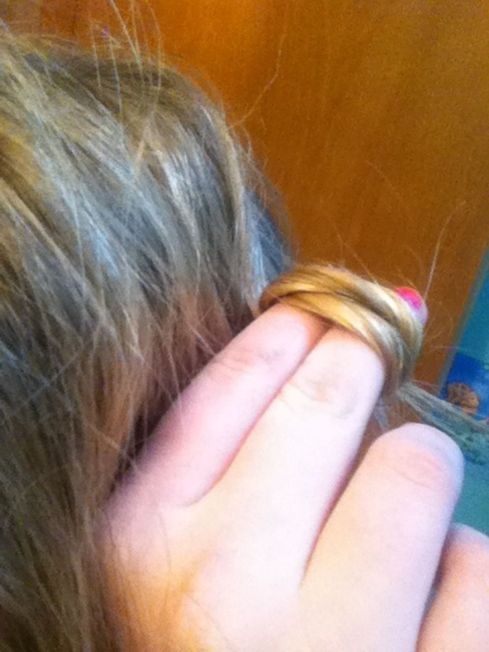 Wrap around two fingers