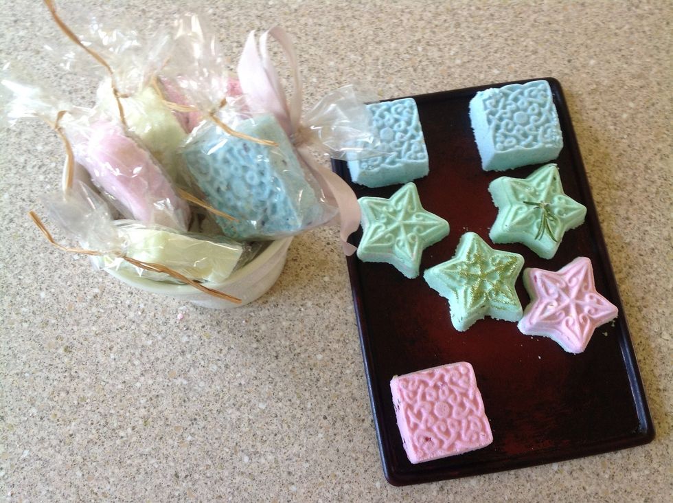 Wrap as presents or add to your own bath...