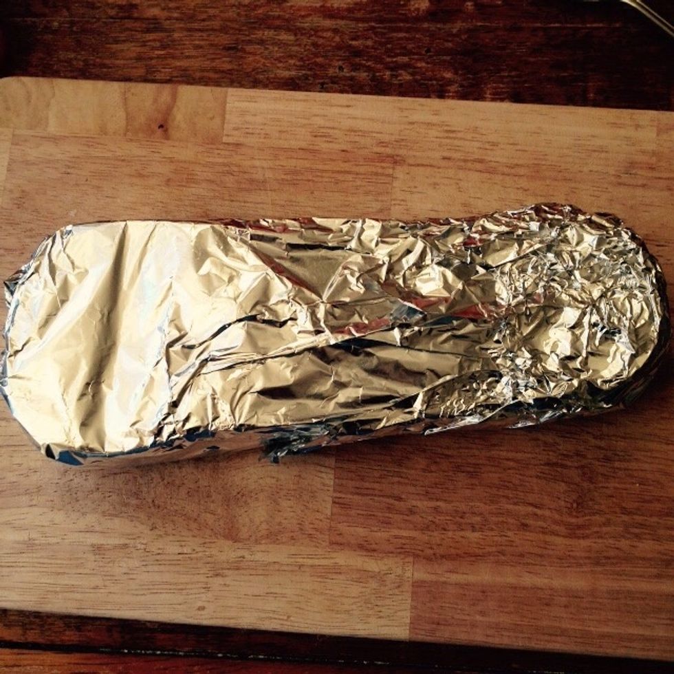 Wrap carefully in foil. This will help the squash to cook evenly and get the flavor from the spices. Cook for about 30min at 180C. Check with a toothpick if needs to cook longer.