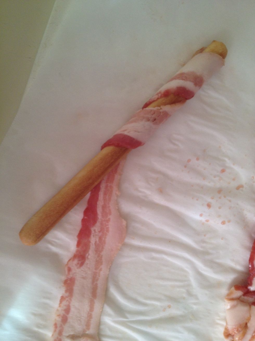 How to make bacon wrapped breadsticks B+C Guides