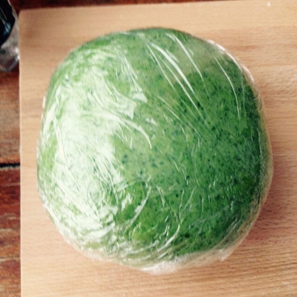 Wrap in film and set aside for 15 minutes.