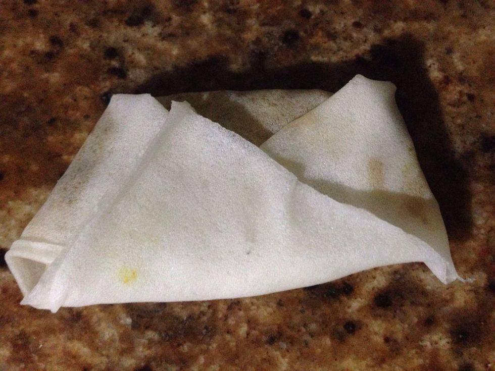 Wrap in pillowcase wrap or any wrapping style.