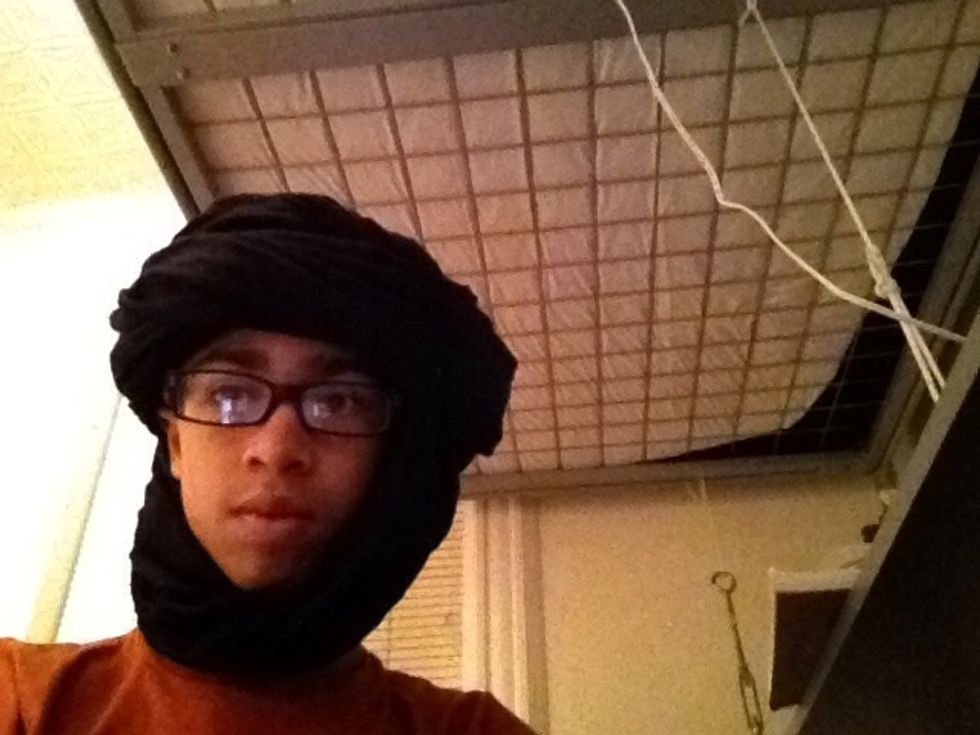 Wrap it around and tuck it into itself