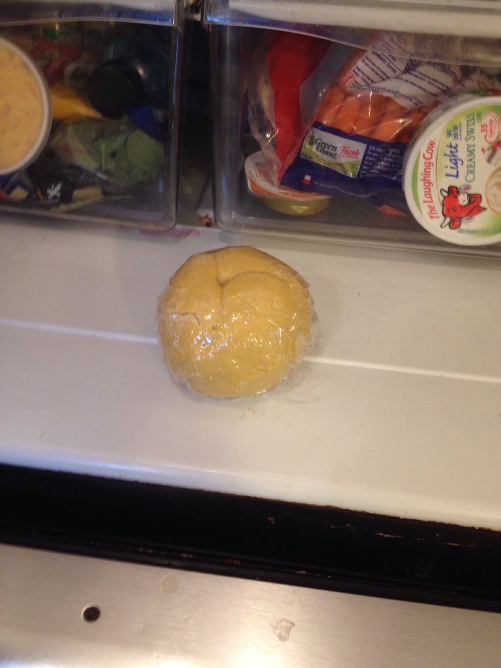 Wrap it in plastic wrap and put it in the refrigerator for 30 minutes