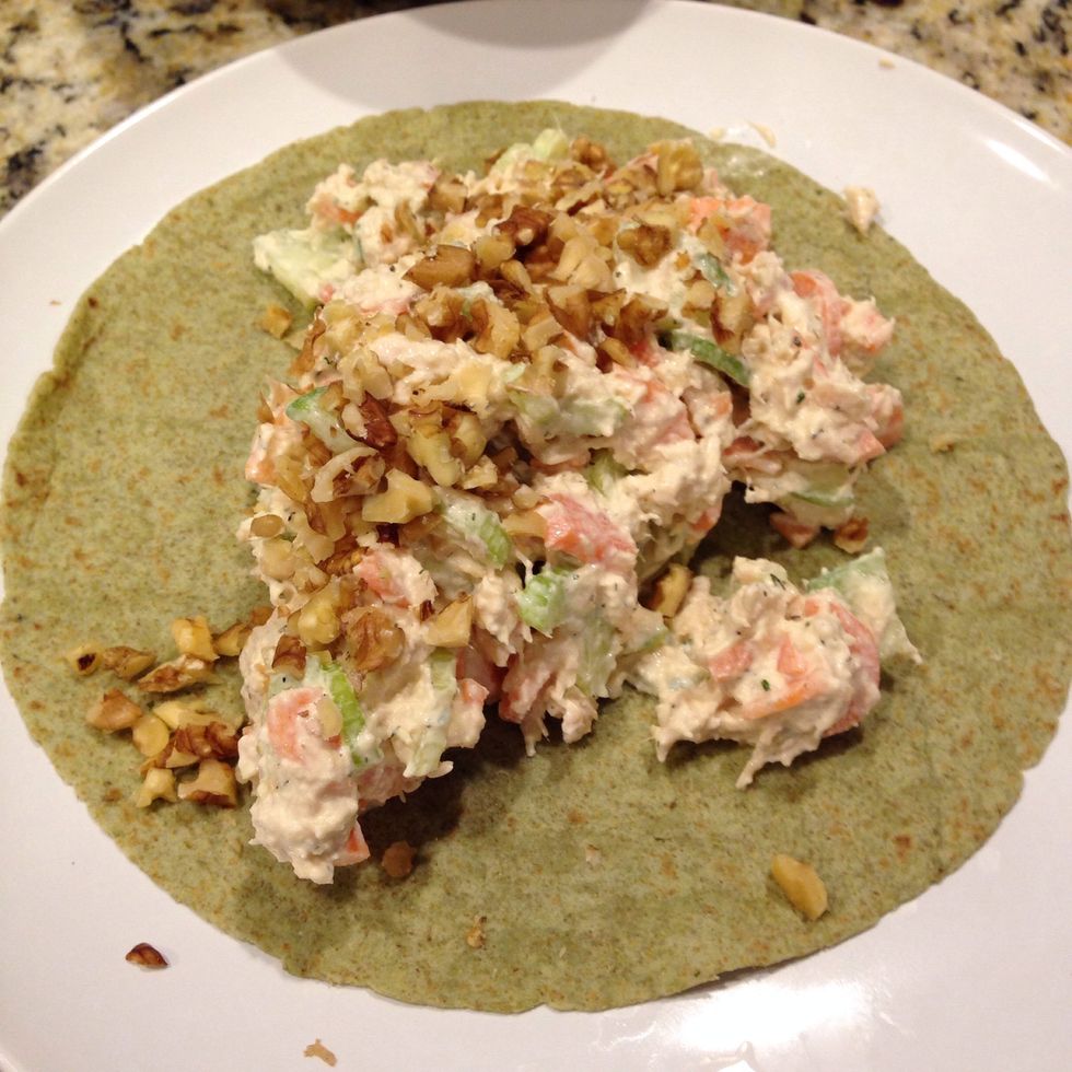 Wrap option is great for an easy lunch.