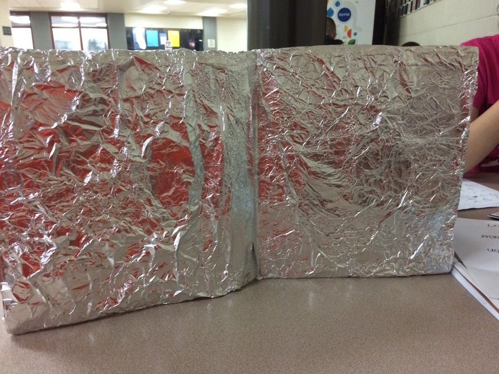 Wrap the binder in tinfoil