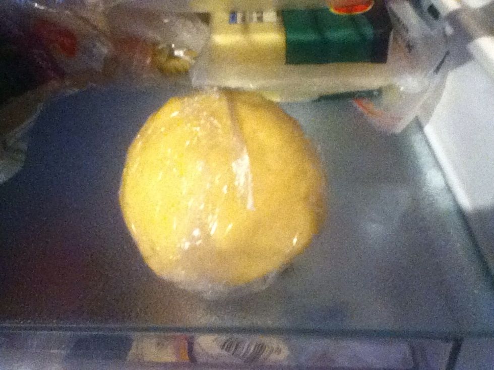 Wrap the dough in clingfilm and leave to set in the fridge! \ud83d\udc95