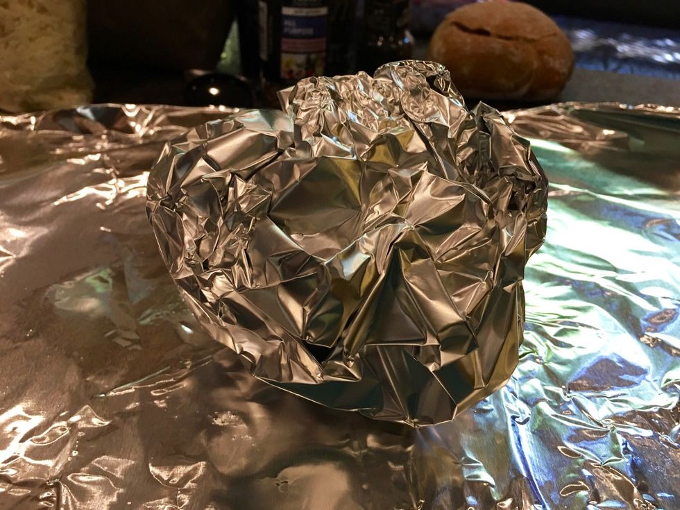 Wrap the foil around your bowl and grill on 350 for 10-15 minutes. Things that may increase cooking time: colder ingredients, larger rolls, individual variations in grill temp., indirect heat.