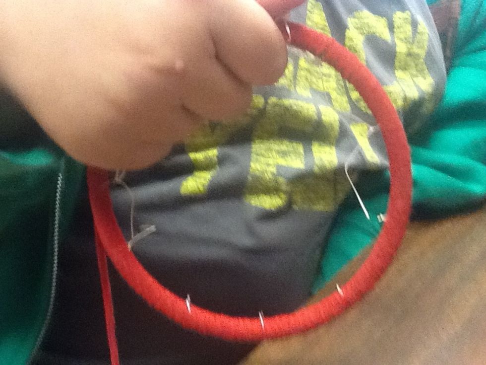 Wrap the metal ring with leather.  Any Colour you wish.  Than glue it down.
