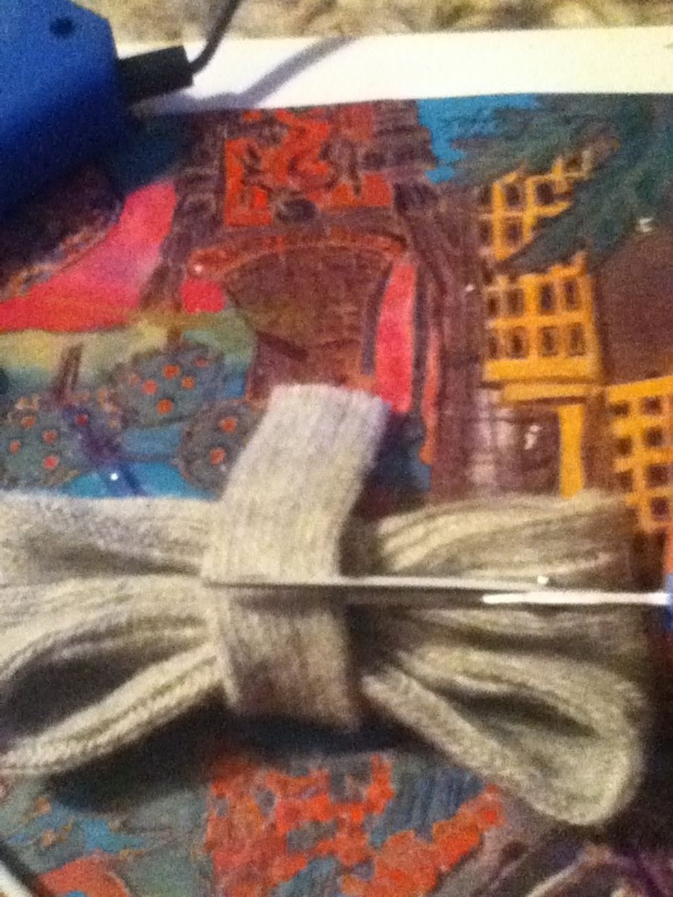Wrap the rest of the strip around and cut to the length you need it