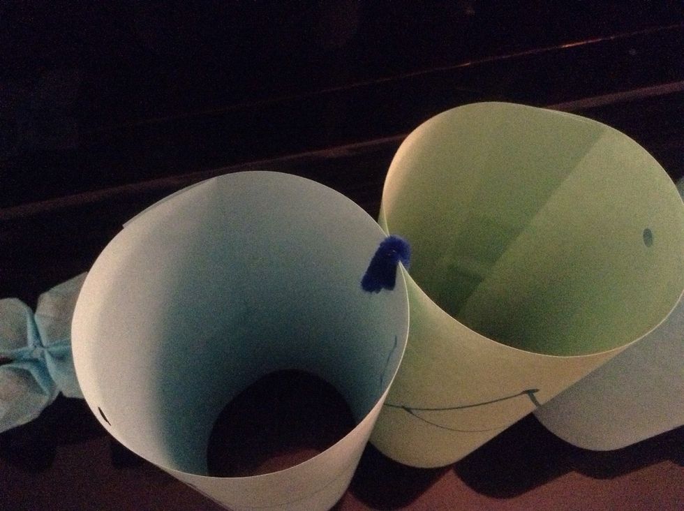 Wrap them into each hole!