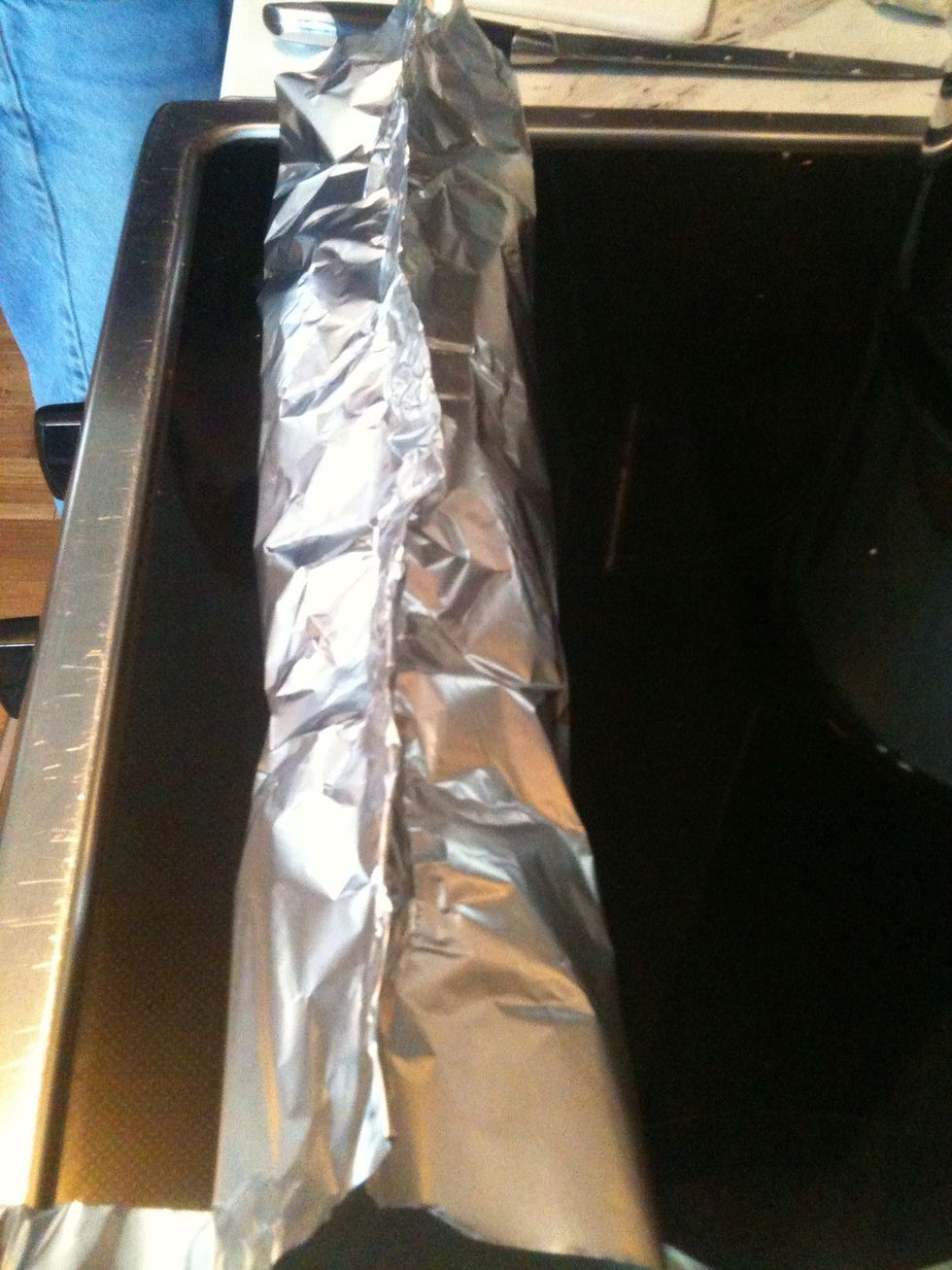 Wrap up the foil to seal the steam in.