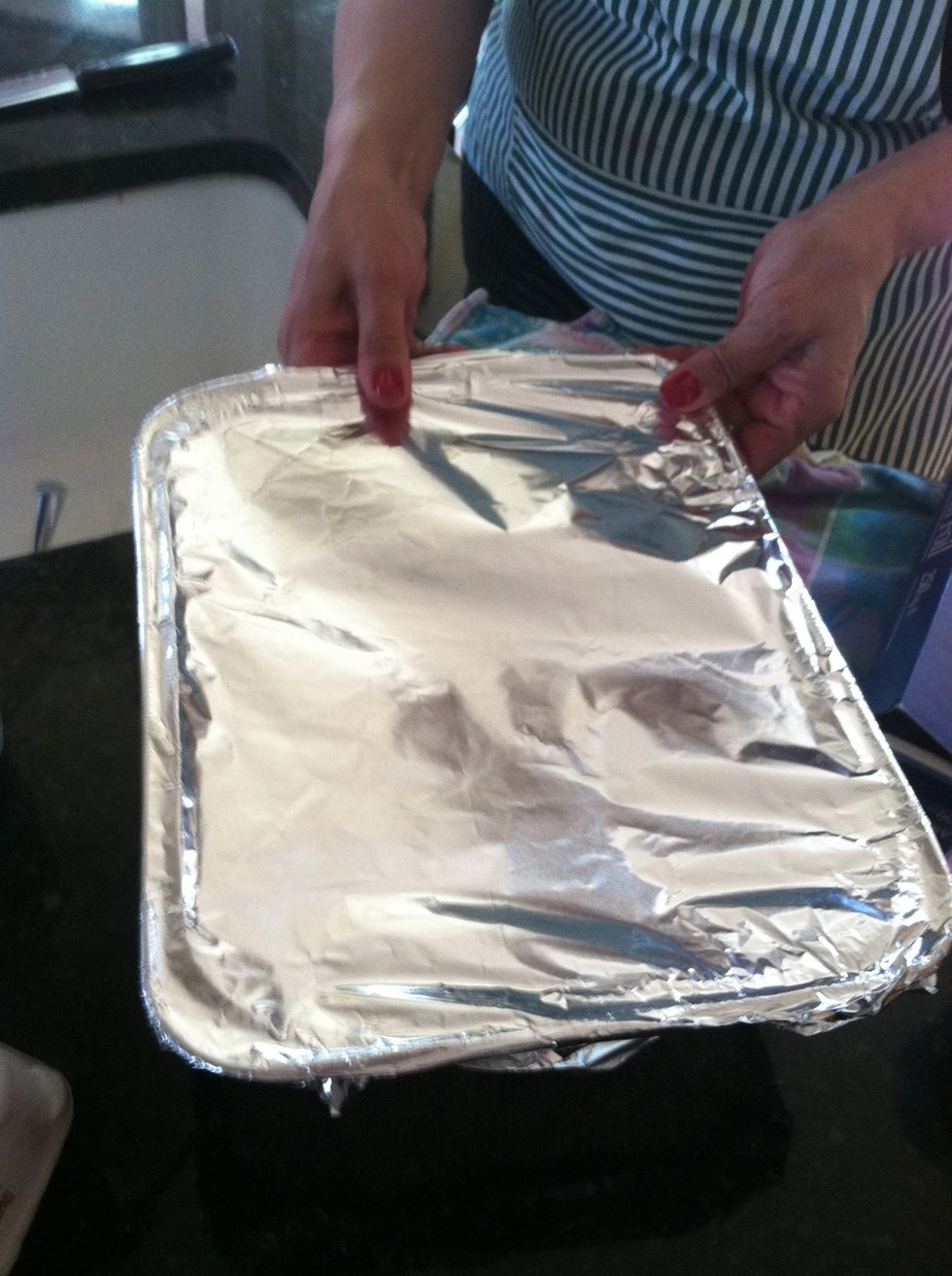 Wrap very tightly with aluminum foil. Try to create a good, tight seal with no holes or gaps.