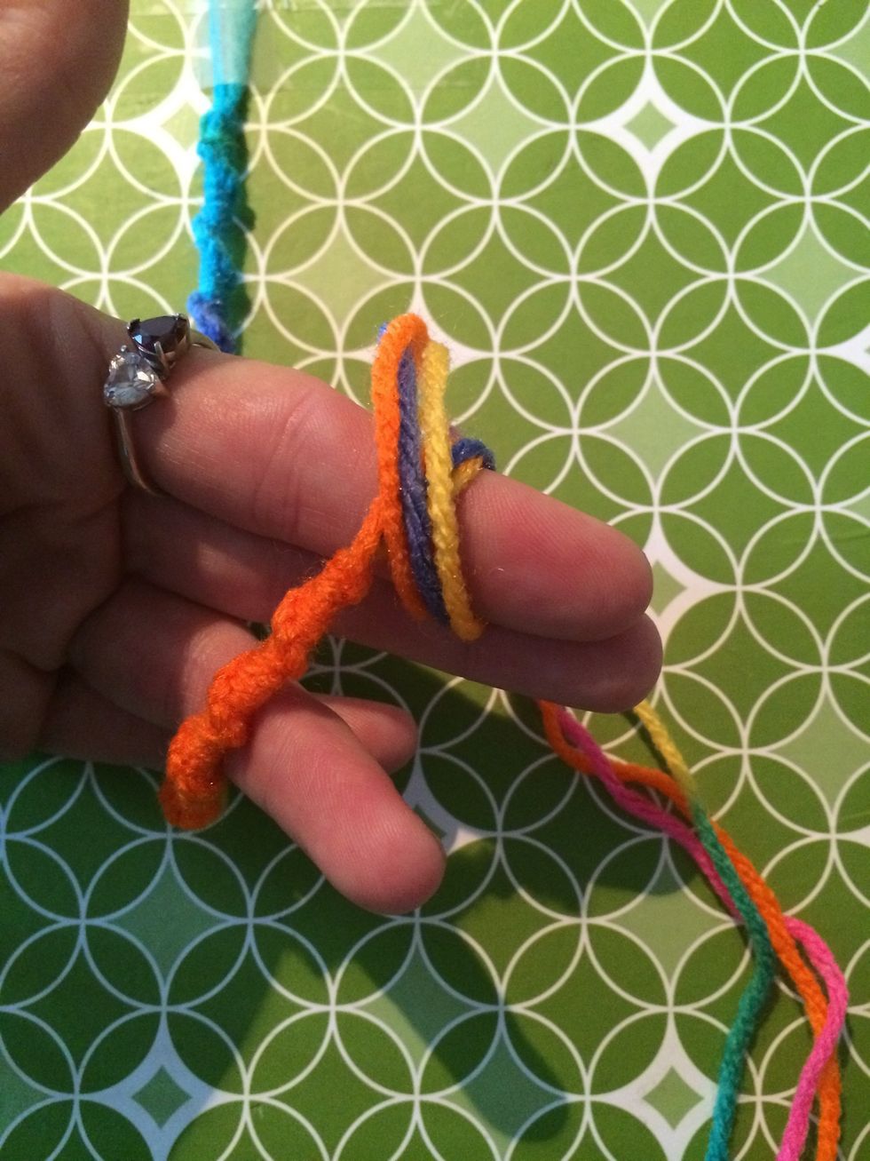 Wrap your strings around your finger.