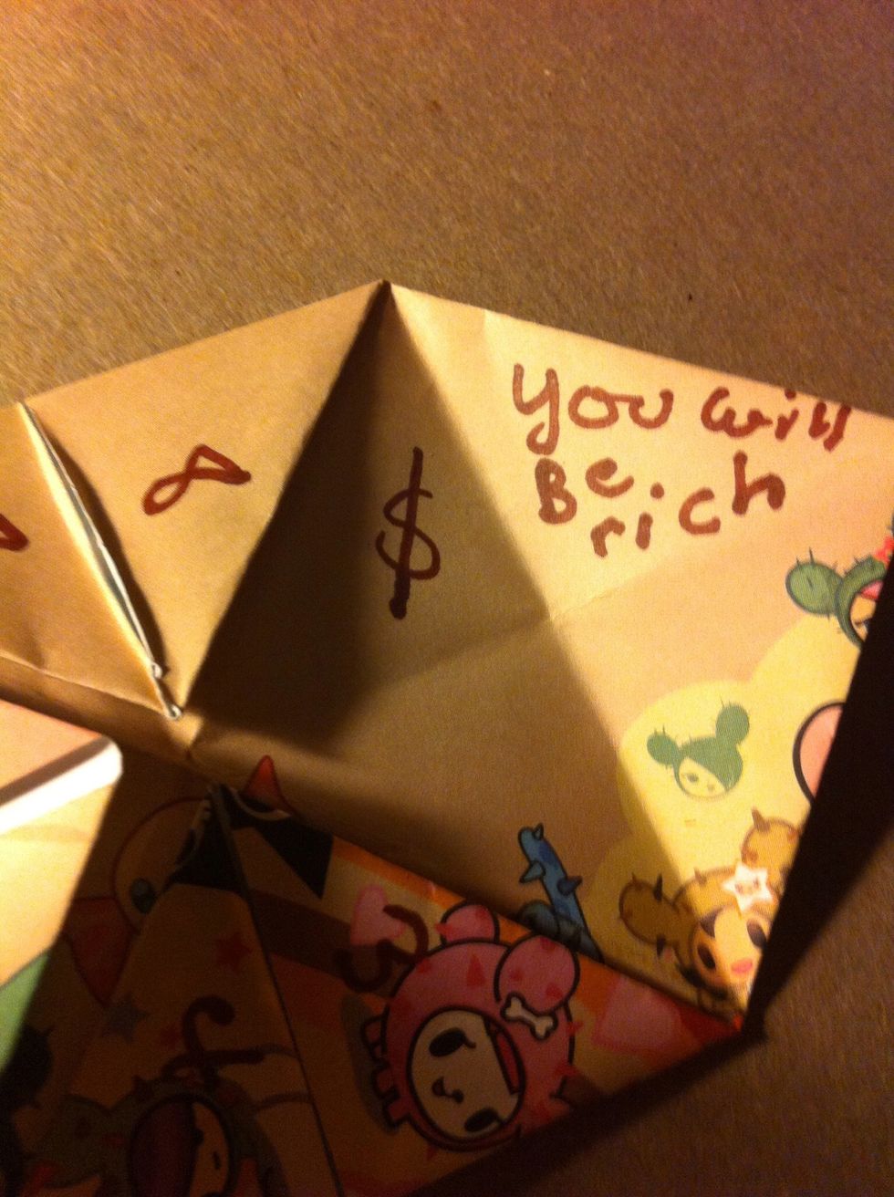 Write a fun little fortune inside