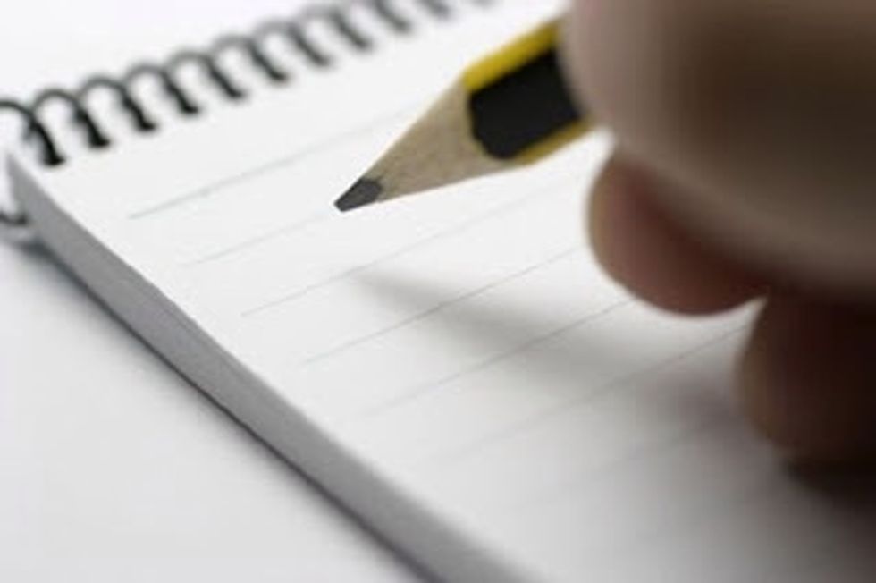 Write a list. Make a list of things your good at, things you're proud of. It can be anything. Flipping back through the list will remind you of your accomplishments.