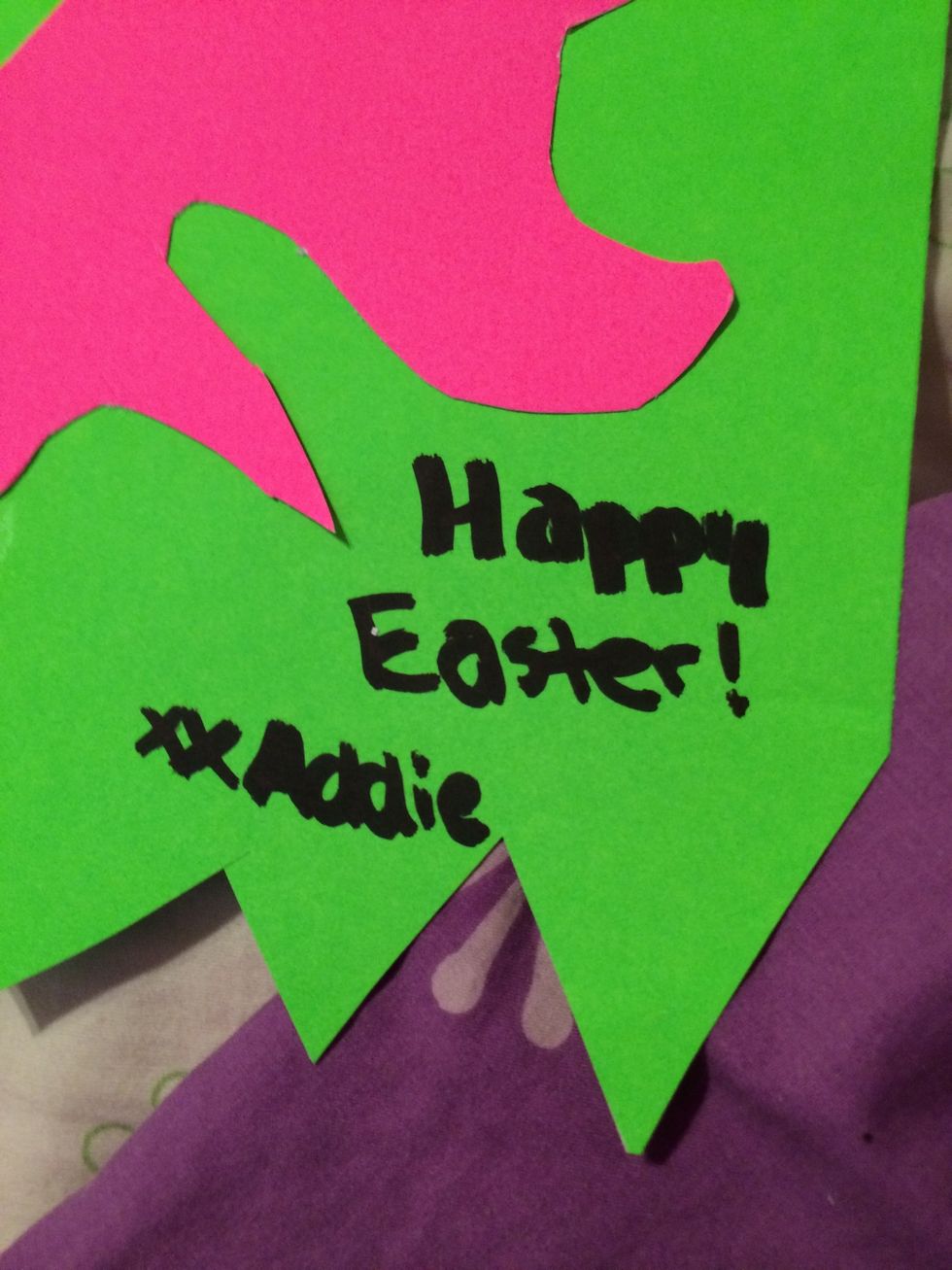 Write a little note, make it more cardy.