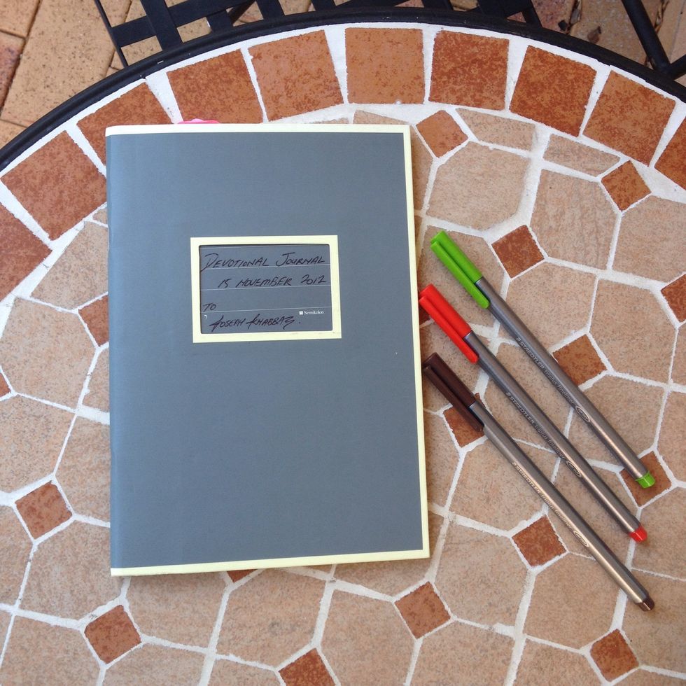 Write in your journal. Journaling helps reinforce what you have read and is a great way to keep a record of your personal spiritual growth.