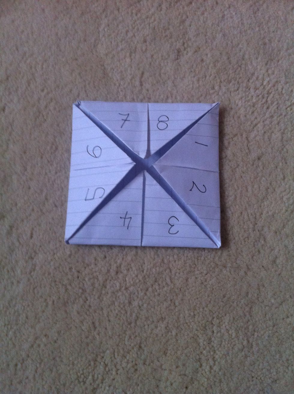 Write more captions. I have chosen to do numbers