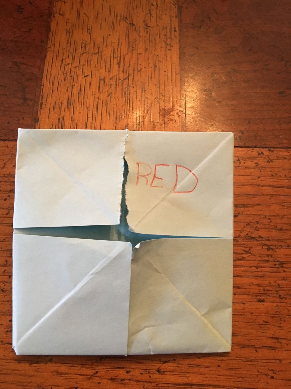 Write some colors on these