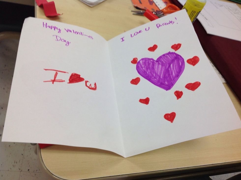 Write some nice words and draw a picture.