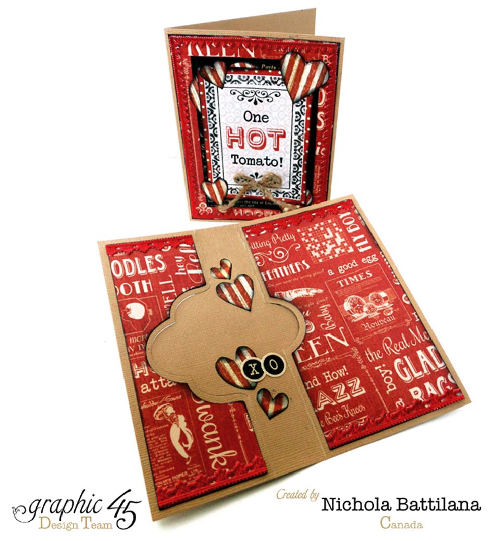 Write something sweet inside and give it to your hot tomato!