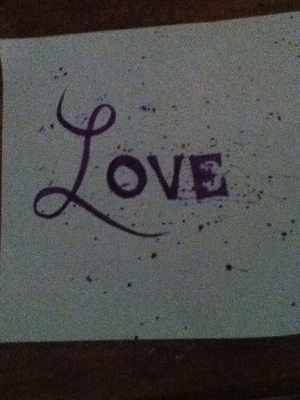 Write the rest. I think this is pretty, so you could even leave it if you wanted.