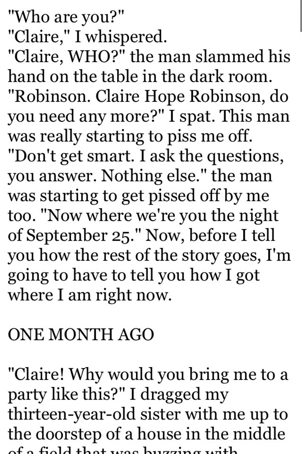 Write. Write everything you think of because it  can be edited later.