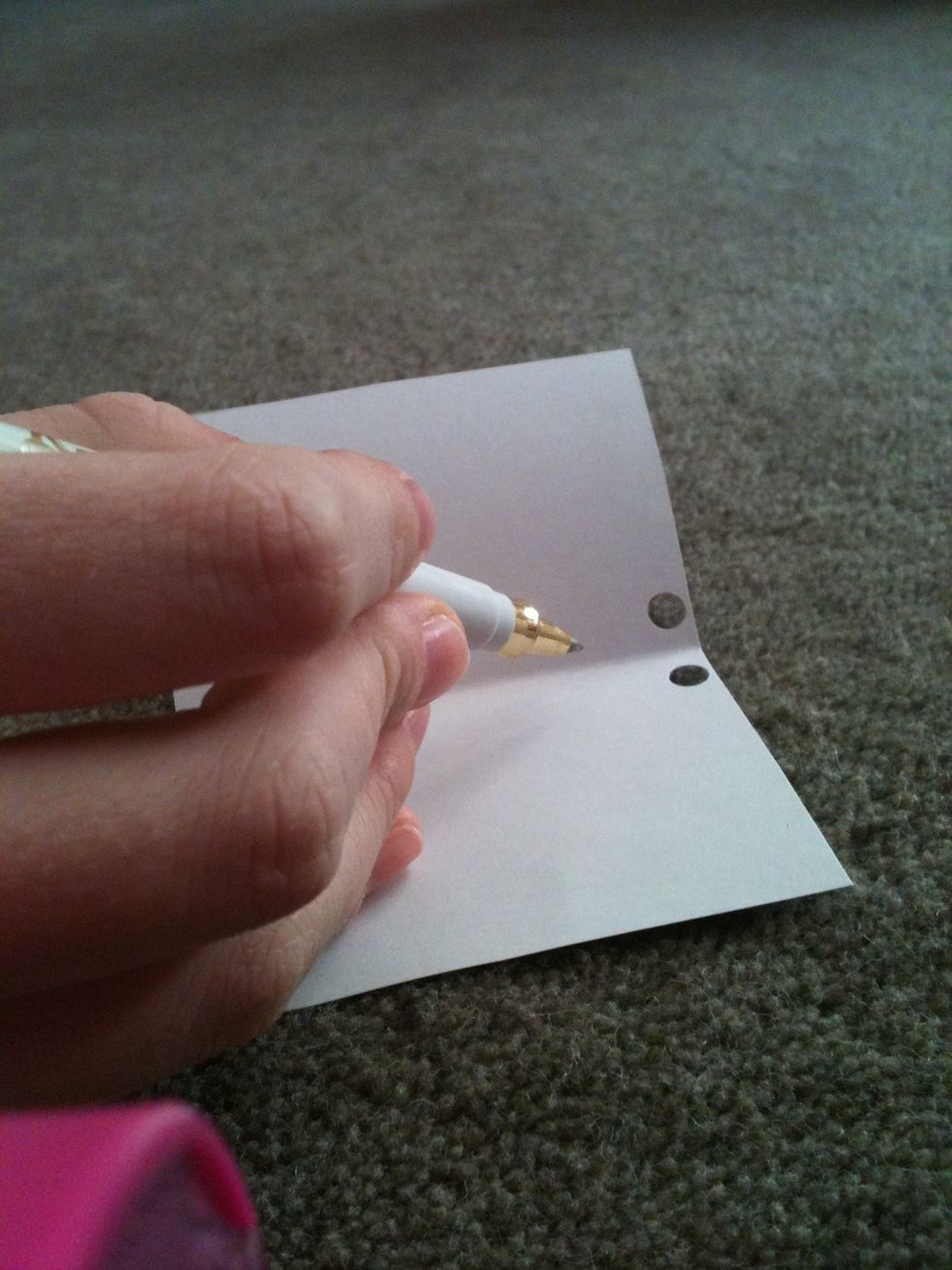 Write your message in the card