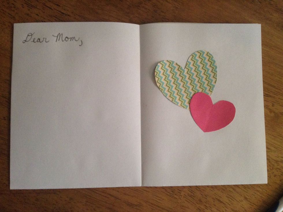 Write your message on the other side.