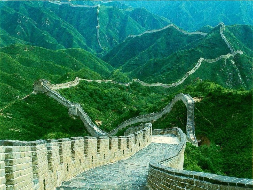 Y la m\u00e1s importante, la muralla china