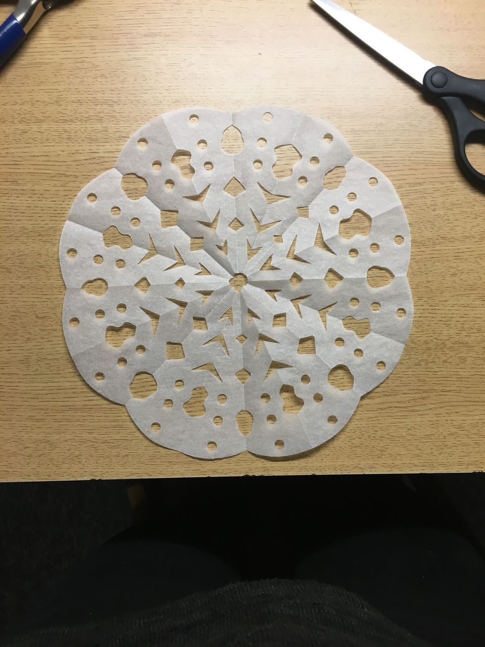 Yay! You can use these for decorating and general Christmas merriment. I've used the same technique with wax paper to adorn cookie gift boxes. They show less grease than a traditional doily does.