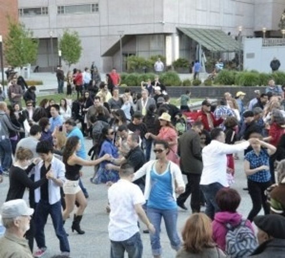 YBGF also sponsors free dances (including free dance lessons!), concerts, poetry, spoken word and other cultural offerings across the street in Jesse Square.